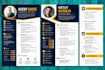 make a professional resume design and cv design