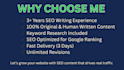 write SEO blog posts, articles and website content for your business