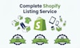 shopify product listing and data entry