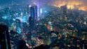 make stunning cyberpunk city illustrations