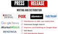 distribute press release publish submit press release press release distribution