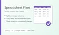 clean, split, merge, or format your excel and CSV file