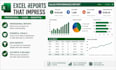 create excel formulas, pivot tables and reports