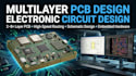 create multilayer pcb layout and electronic circuit design