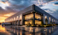 design warehouse, factory, workshop industrial exterior cgi rendering