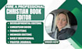 do christian book editing formatting proofreading devotional journal book editor