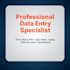data entry specialist excel typing copy paste