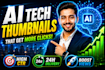 design high CTR youtube thumbnails