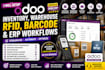 setup odoo inventory warehouse rfid barcode and erp workflows