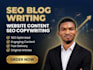 write SEO blog post article website content copywriting and se o web copy writer
