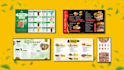 create digital menu board, TV menu and restaurant menu