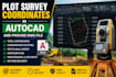 plot survey coordinates in autocad and provide dwg file