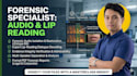 do forensic audio enhancement and lip reading