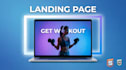 create a responsive landing page with HTML and CSS