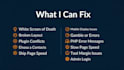 fix wordpress errors, bugs, and layout issues on your website