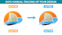 vectorize, redraw, recreate logo or image into editable vector