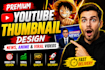 design high CTR gaming thumbnails