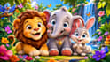 create 3d animated kids story cartoon videos