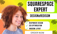 create and build a premium responsive squarespace website expert develop design