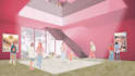 do 3d architecture, interior design by digital collage render