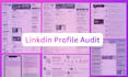 do linkedin banner design, audit, optimization, and content