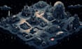 design custom 3d maps, terrains, isometric event maps, and game environments map