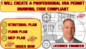 create professional USA permit drawings that are code compliant and permit ready
