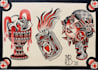 design a custom american traditional tattoo flash