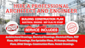 architectural drawing electrical drawing mep plan fire sprinkler permit drawing