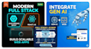 build full stack java spring boot and react js applications