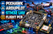 design drone flight controller pcb, pixhawk ardupilot, skybrush esc stm32