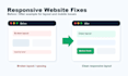 fix HTML CSS and javascript bugs on your website