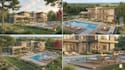 design your landscape, garden, backyard, and pool area with a 3d model render