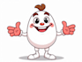 create flat funny cartoon character mascot