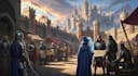 make illustration in fantasy and medieval style