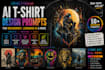 create unique ai t shirt design prompts