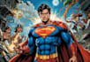 draw superhero comic panels and pages