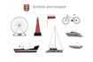 create minimalist vector illustrations and cliparts
