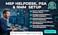 setup msp helpdesk psa and rmm tools connectwise halopsa syncro and ninjaone