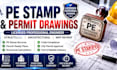 provide pe stamp, permit drawings and structural engineer review
