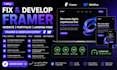 fix framer website cms responsiveness animation SEO  speed framer portfolio web