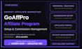 setup shopify goaffpro affiliate program referral tracking commission management