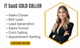 be cold caller for IT saas appointment setting appointment setter sales partner