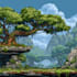 create 2d environment and game background for you