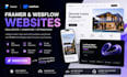 desigh framer graphics real estate animation  webflow optimization build website