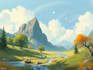 paint an environmental concept art