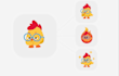 create character mascot rive, lottie animations web and app