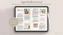 minimalist digital planner journal ebook workbook tracker on canva for etsy