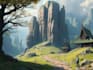 create fantasy environment concept art