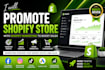 promote shopify store with shopify marketing to boost sales